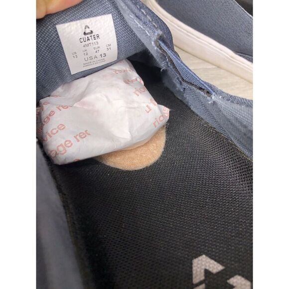 Cuater Tracer Navy Blue Canvas Fabric Slip On Casual Shoes Men’s Sz 13M US/47EU - Picture 9 of 16